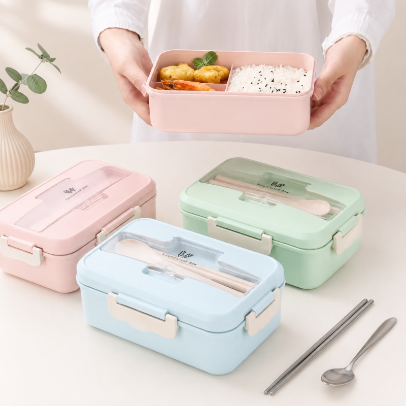 Food Storage Oven Safe - Buğday Sapı Öğle Yemeği Kutusu, Mikrodalgada