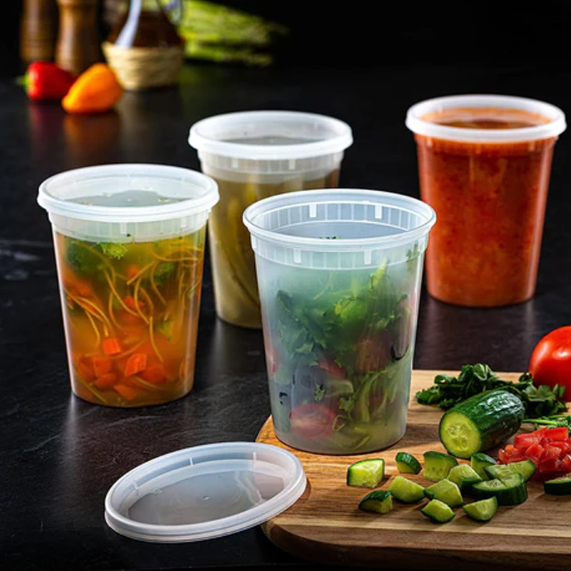 Food Storage Meals - Gıda depolama kapaklı konteynerler dondurucu saklama