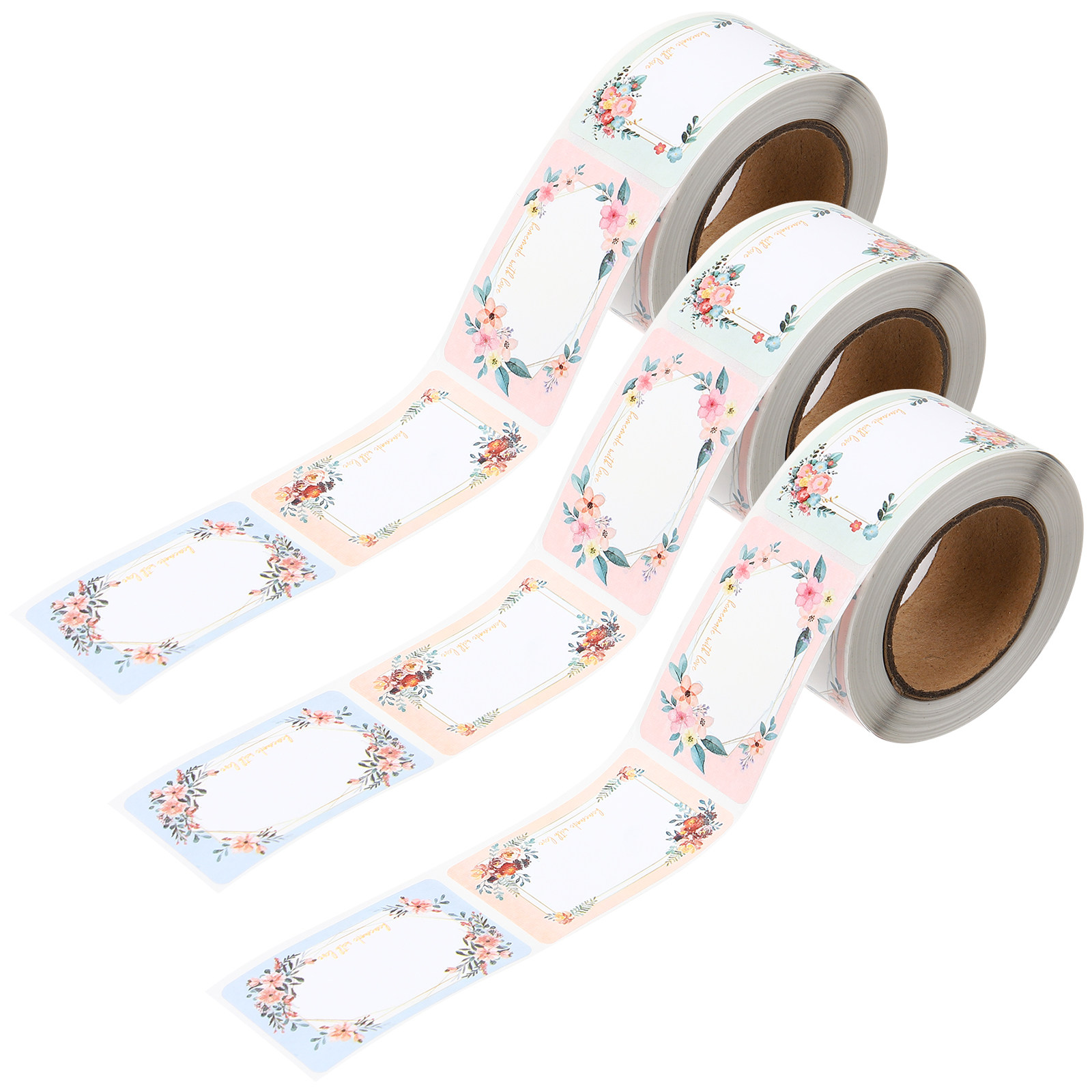 3 Rulo Boş İsim Etiketi, Çiçek - Food Storage Labels incelemesi ve fiyatı
