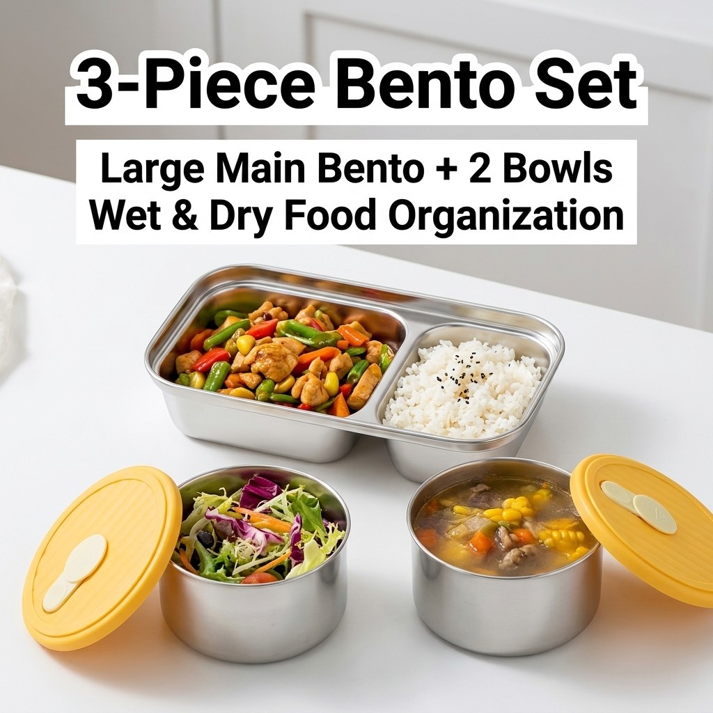 304 Paslanmaz Çelik Bento Kutu - Food Storage Oven Safe incelemesi ve fiyatı