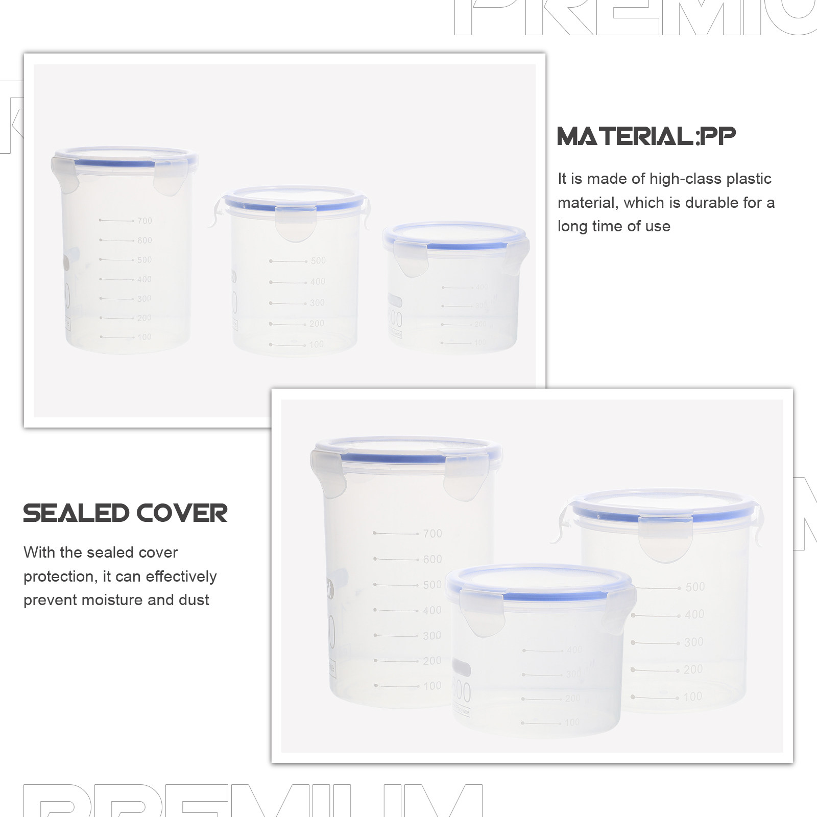 6 Adet Hava Geçirmez Kapaklı S - Food Storage Containers incelemesi ve fiyatı