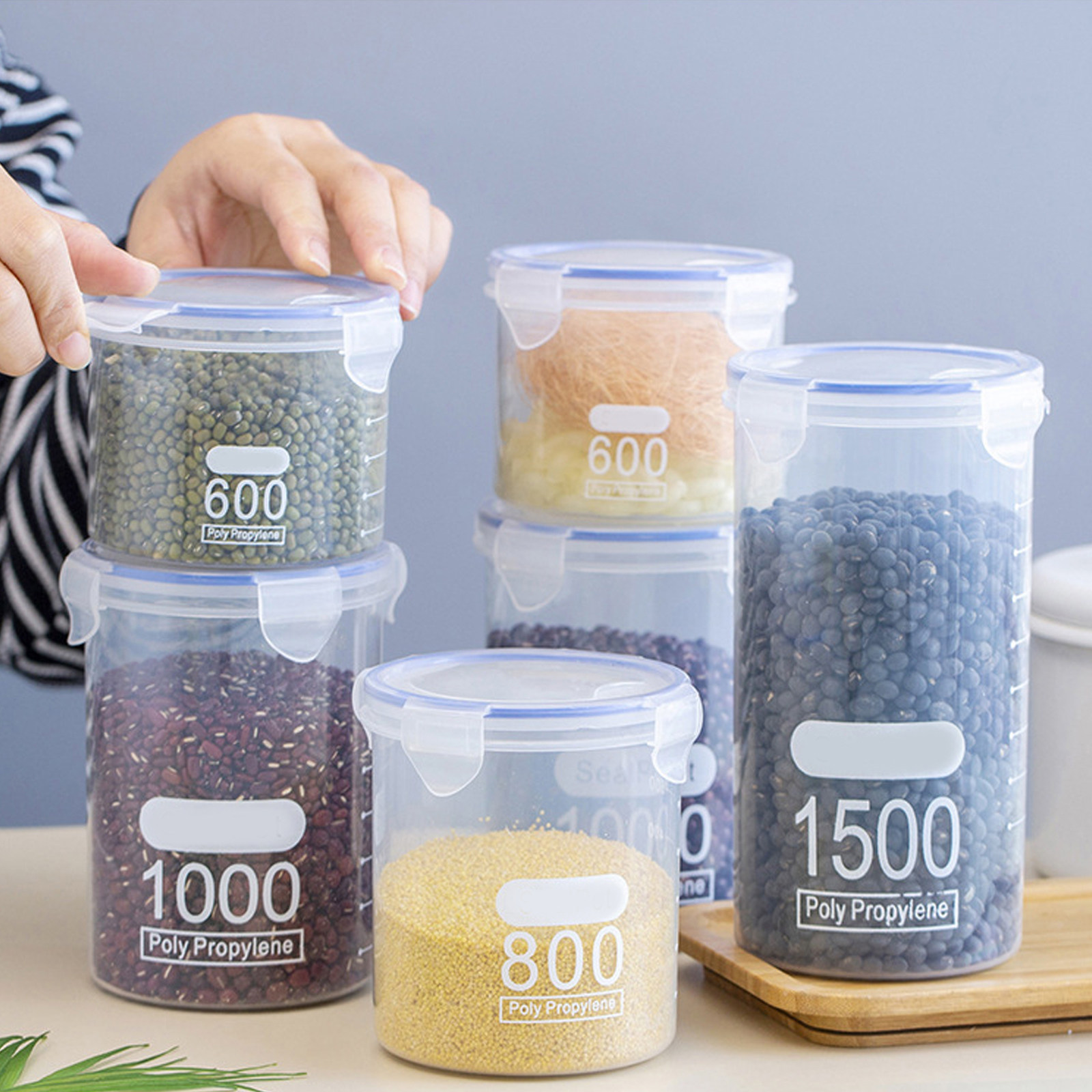 6 Adet Hava Geçirmez Kapaklı S - Food Storage Containers incelemesi ve fiyatı