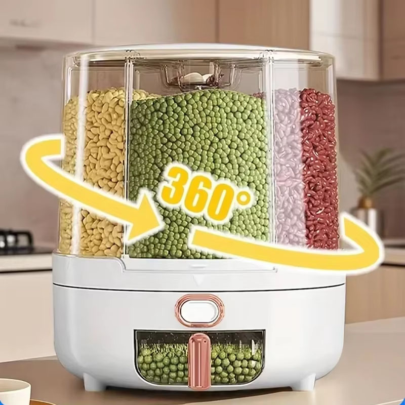 6 Bölmeli 360 °   Döner Hava G - Food Storage Meals incelemesi ve fiyatı