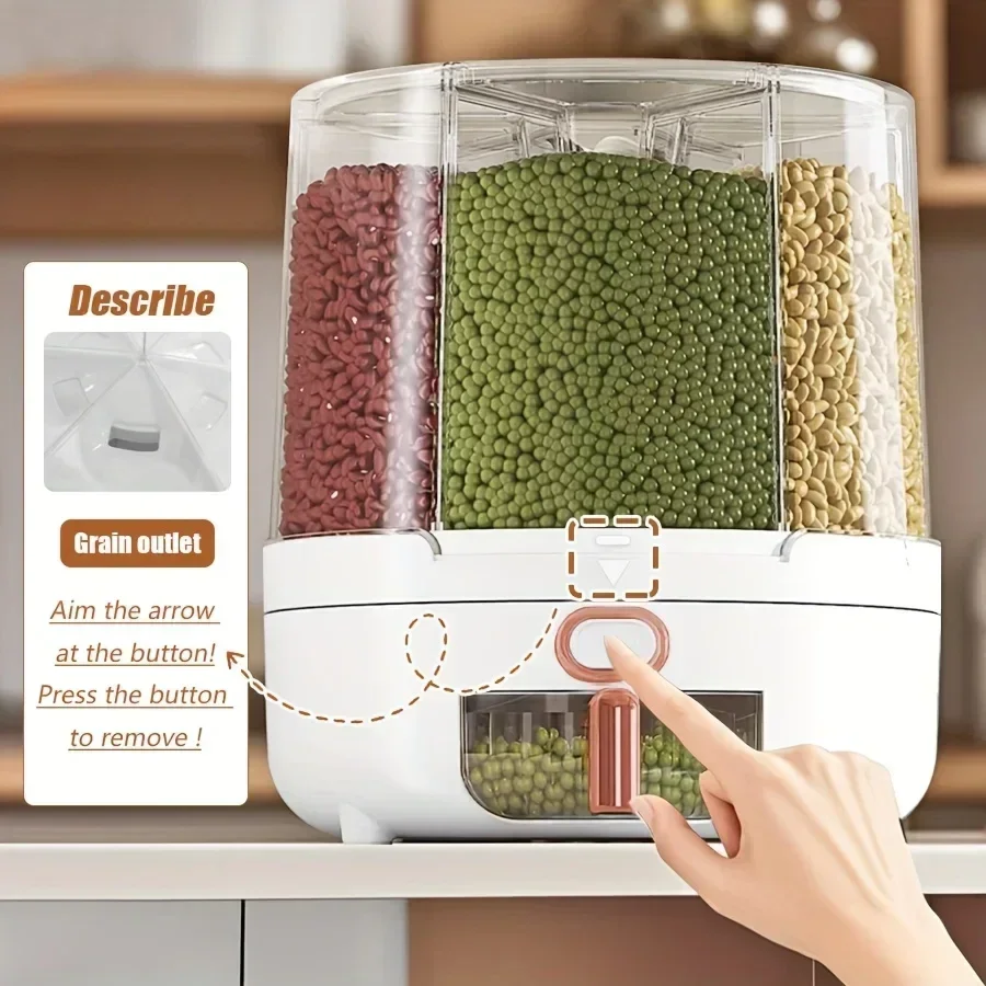 6 Bölmeli 360 °   Döner Hava G - Food Storage Meals incelemesi ve fiyatı