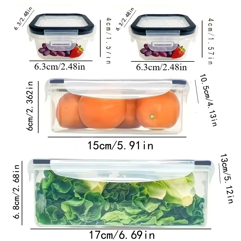 8 Parça Set, 4 Kap ve 4 Kapak  - Food Storage With Dividers incelemesi ve fiyatı