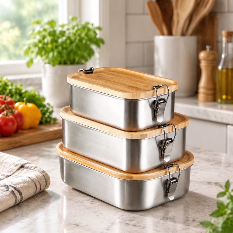 Dayanıklı 304 Paslanmaz Çelik  - Food Storage Meals incelemesi ve fiyatı
