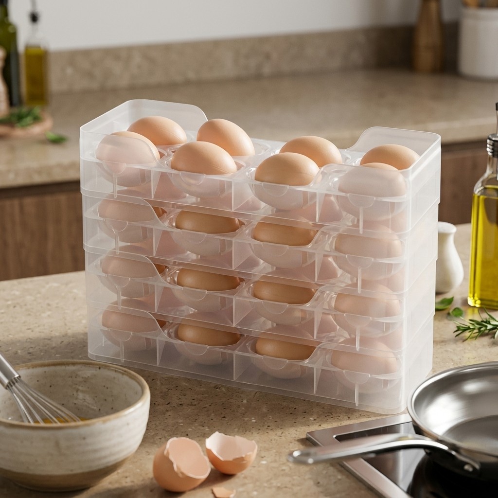 Üst Üste Konulabilen Yumurta T - Food Storage With Dividers incelemesi ve fiyatı