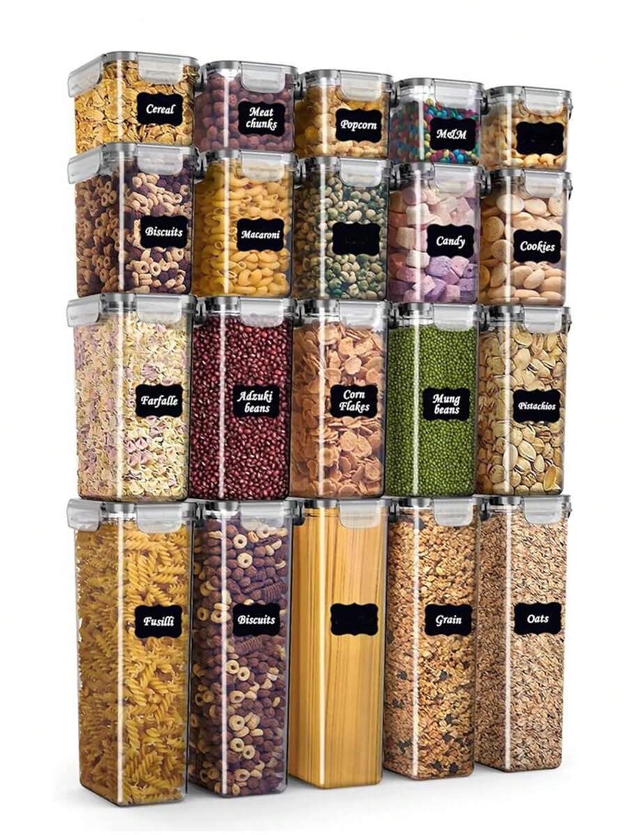 24 adet Hava Geçirmez Kapaklı  - Food Storage Labels incelemesi ve fiyatı