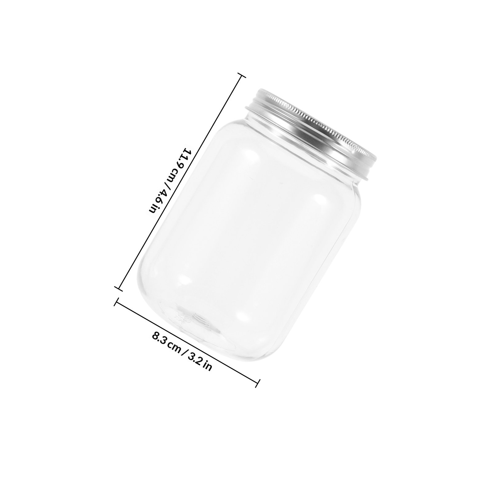 4 Adet Şeffaf Plastik Kavanoz, - Food Storage Containers incelemesi ve fiyatı