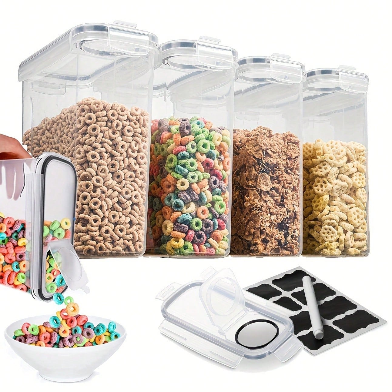 Hava Geçirmez Kapaklı Gıda Sak - Food Storage Labels incelemesi ve fiyatı