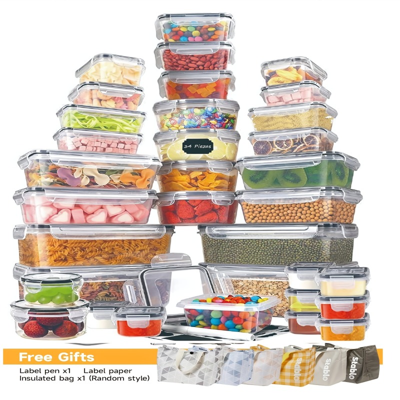 48 Parça BPA İçermeyen Gıda Sa - Food Storage Meals incelemesi ve fiyatı